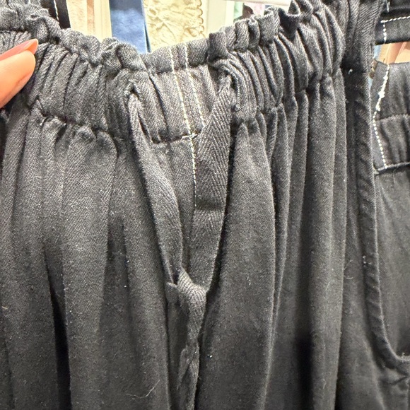 Free People Black Maxi Dress with Gold Ring Details - Picture 5 of 8